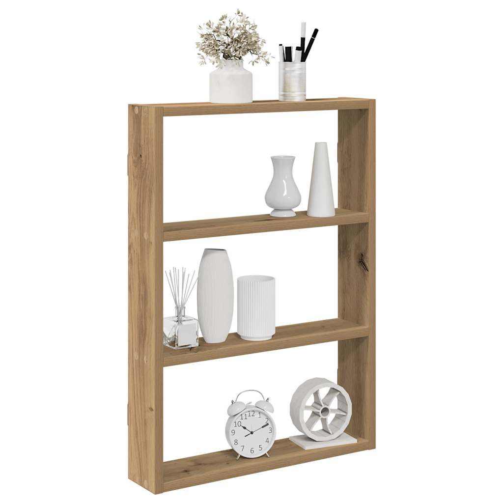Wall Shelf Artisan Oak 43x9x60 cm Engineered Wood