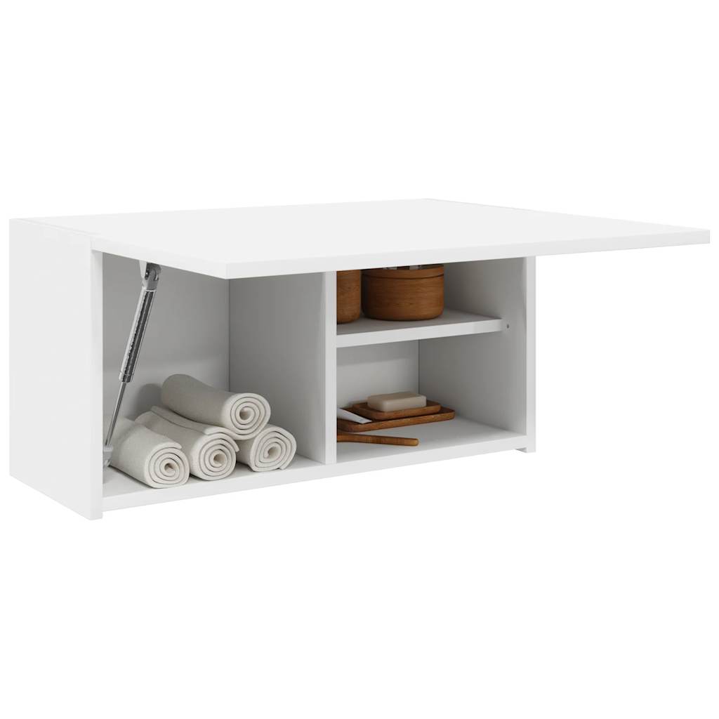 vidaXL Bathroom Wall Cabinet White 60x25x30 cm Engineered Wood