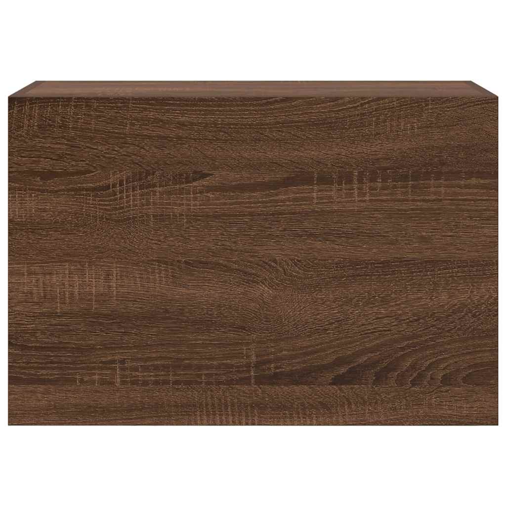 vidaXL Bathroom Wall Cabinet Brown Oak 60x25x40 cm Engineered Wood