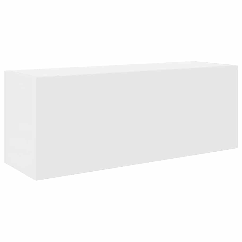 Bathroom Wall Cabinet White 80x25x30 cm Engineered Wood