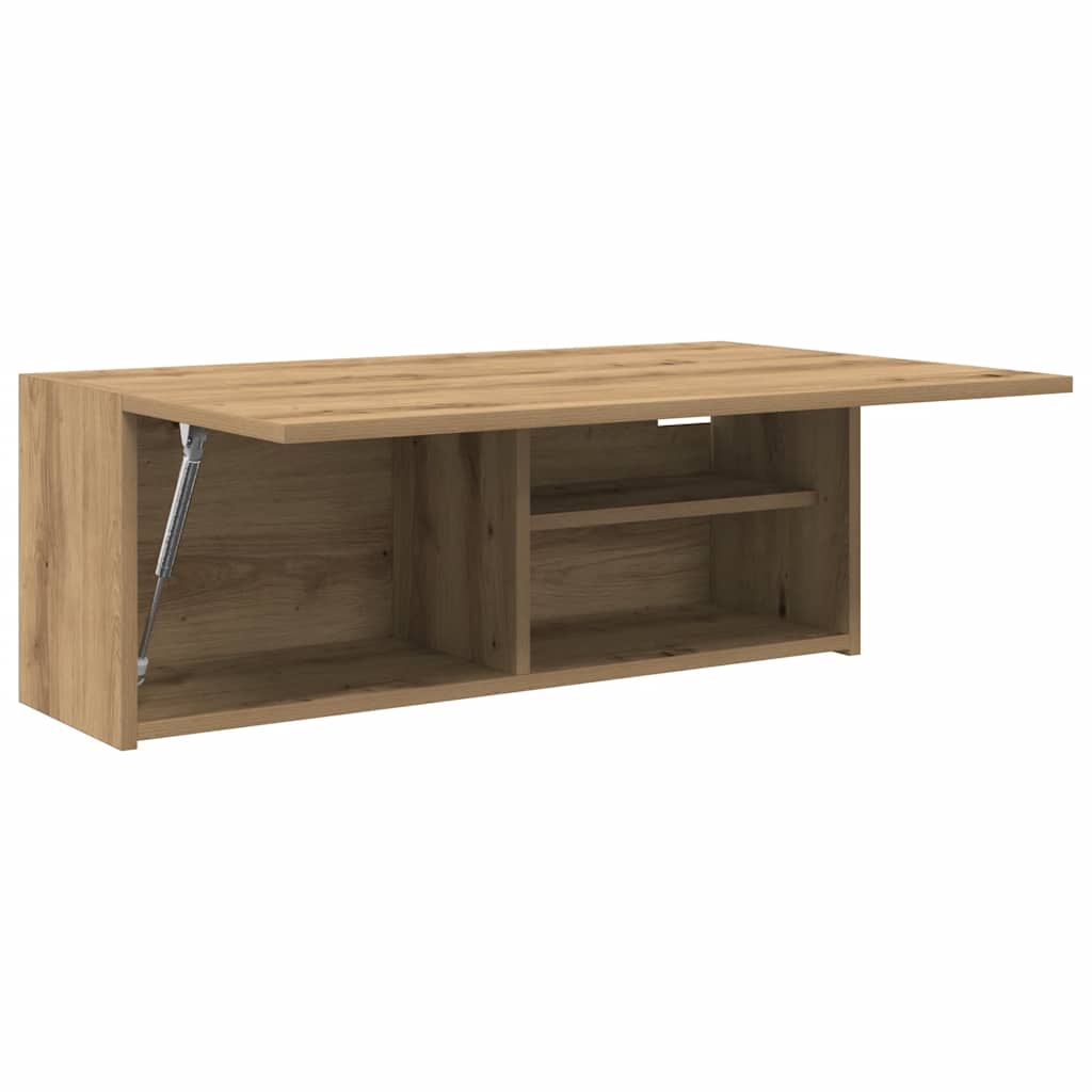 Bathroom Wall Cabinet Artisan Oak 80x25x30 cm Engineered Wood