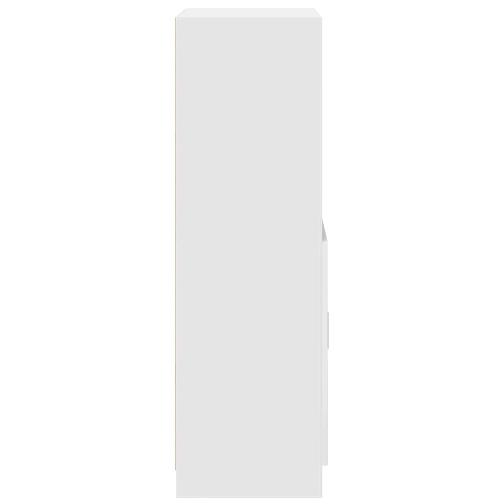 Kitchen Cabinet White 57x41,5x131,5 cm Engineered Wood