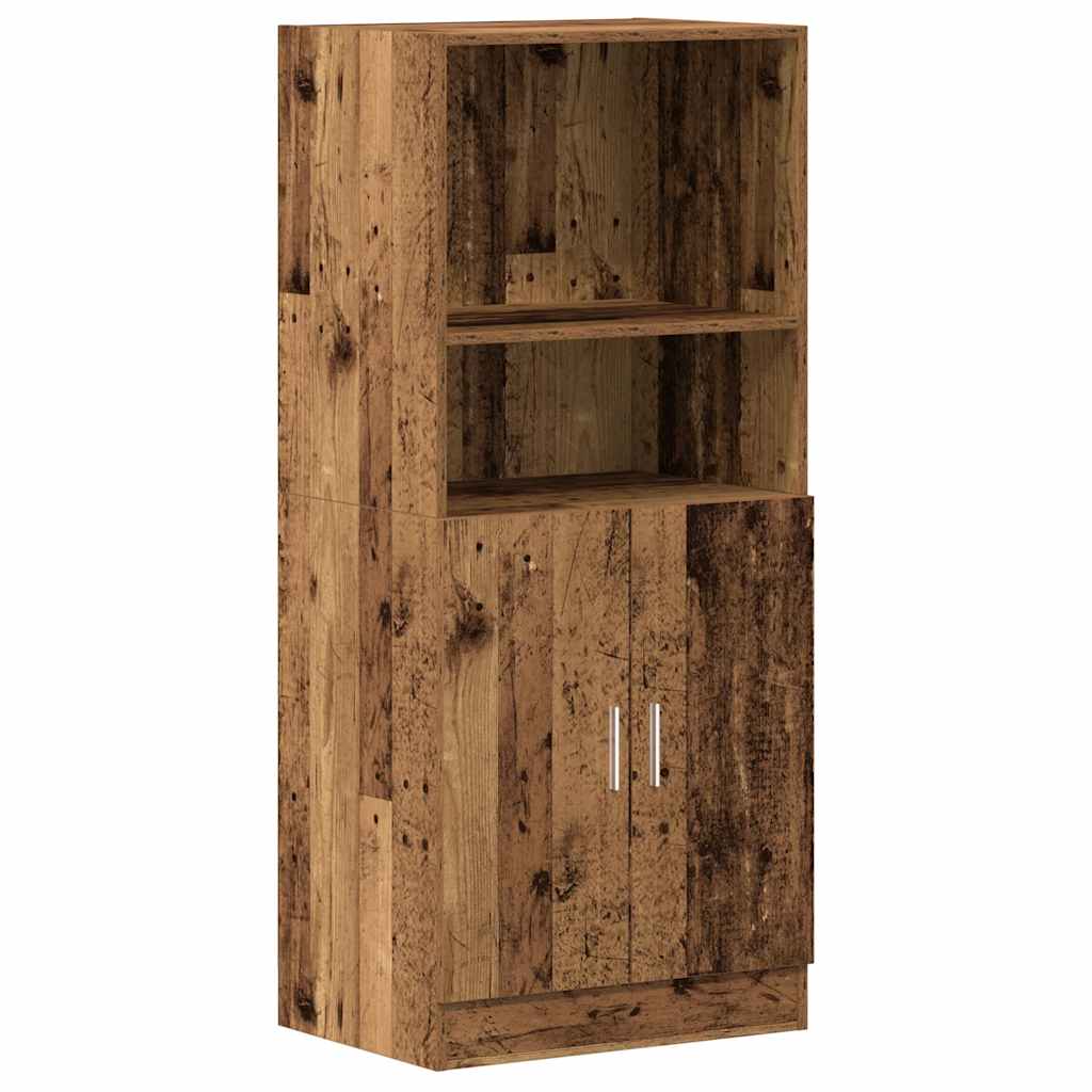 Kitchen Cabinet Old Wood 57x41,5x131,5 cm Engineered Wood