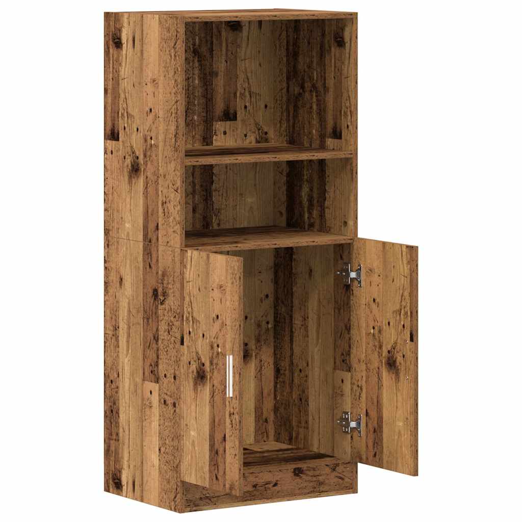 Kitchen Cabinet Old Wood 57x41,5x131,5 cm Engineered Wood
