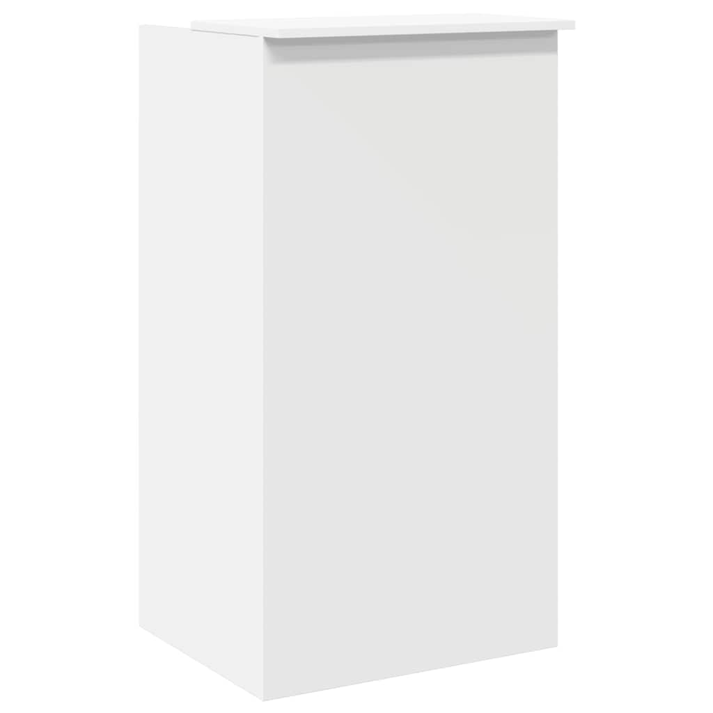 vidaXL Reception Desk White 55x50x103.5 cm Engineered Wood