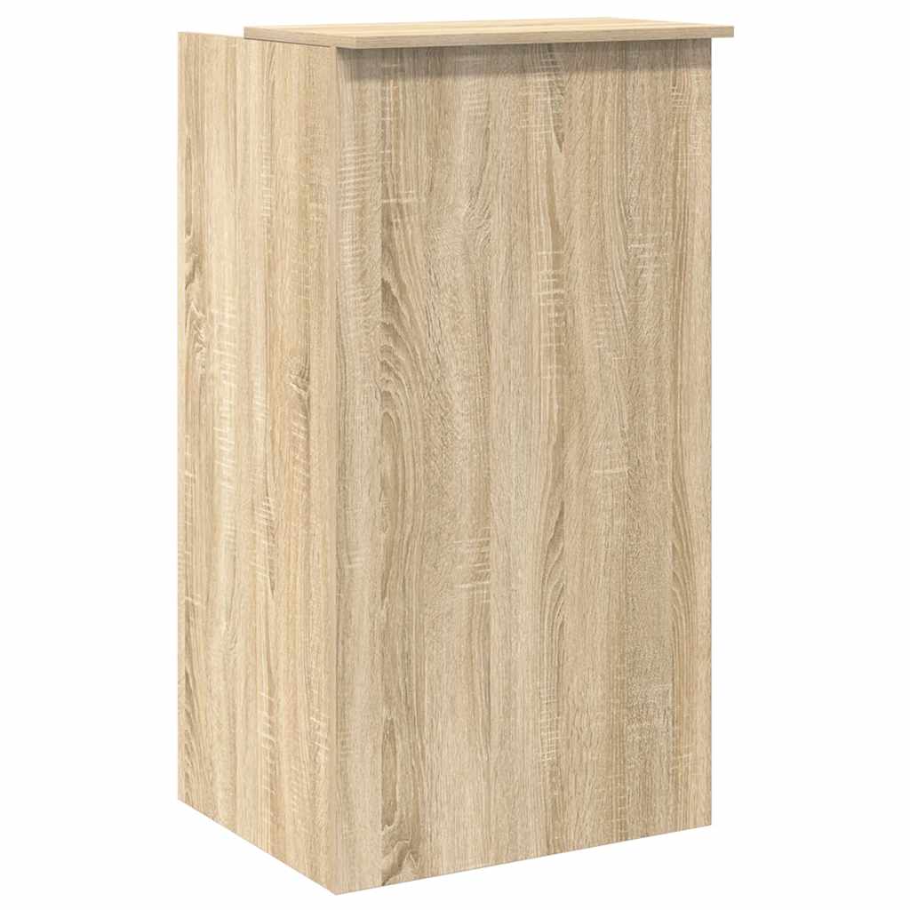 vidaXL Reception Desk Sonoma Oak 55x50x103.5 cm Engineered Wood