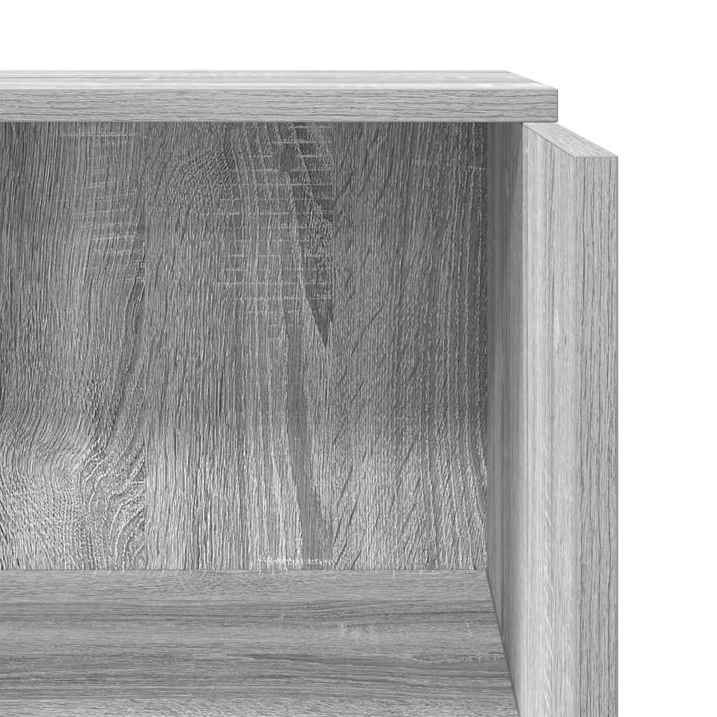 vidaXL Reception Desk Grey Sonoma 55x50x103.5 cm Engineered Wood