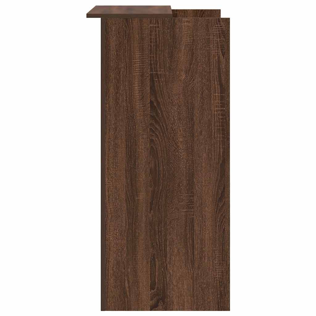 vidaXL Reception Desk Brown Oak 55x50x103.5 cm Engineered Wood