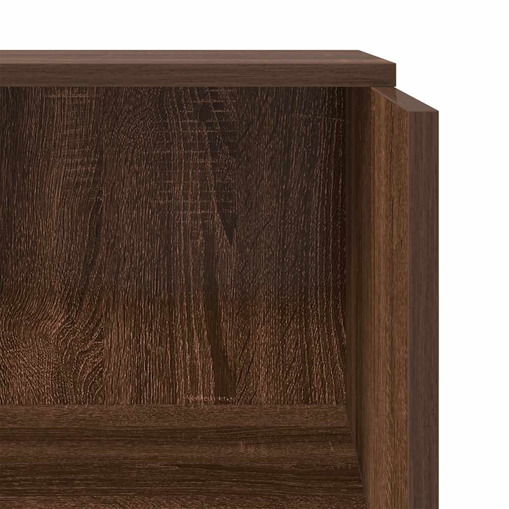 vidaXL Reception Desk Brown Oak 55x50x103.5 cm Engineered Wood