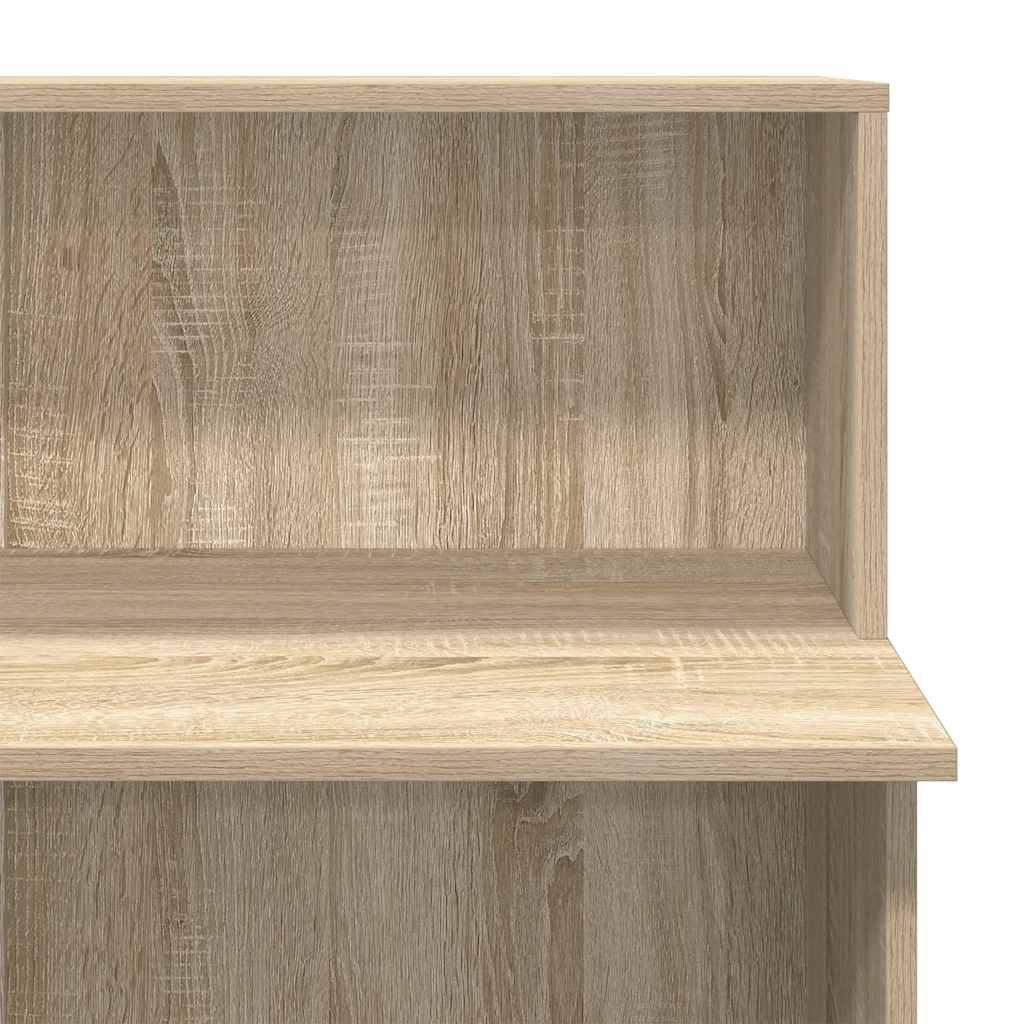 vidaXL Reception Desk Sonoma Oak 100x50x103.5 cm Engineered Wood