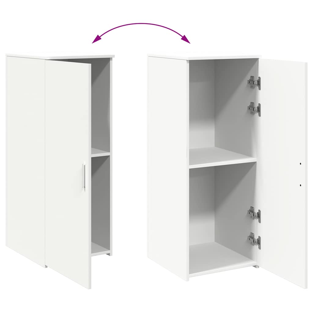 Storage Cabinet White 40x45x103,5 cm Engineered Wood
