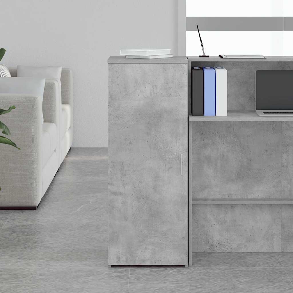 Storage Cabinet Concrete Grey 40x45x103,5 cm Engineered Wood