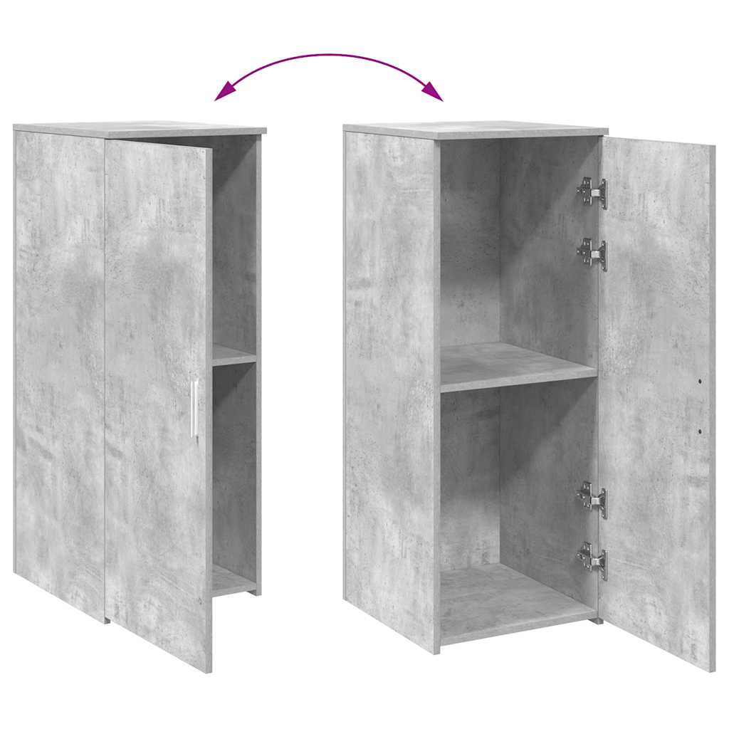 Storage Cabinet Concrete Grey 40x45x103,5 cm Engineered Wood