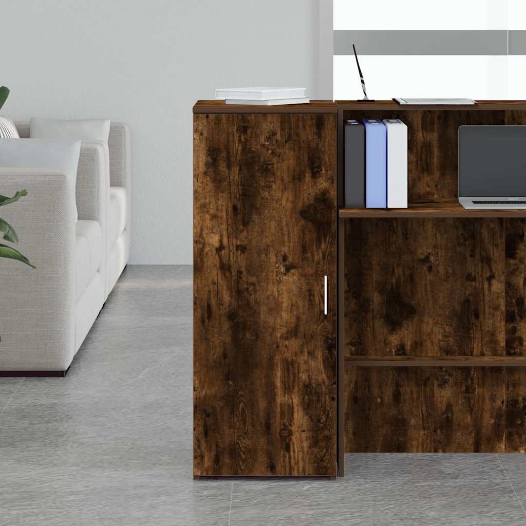 Storage Cabinet Smoked Oak 40x45x103,5 cm Engineered Wood