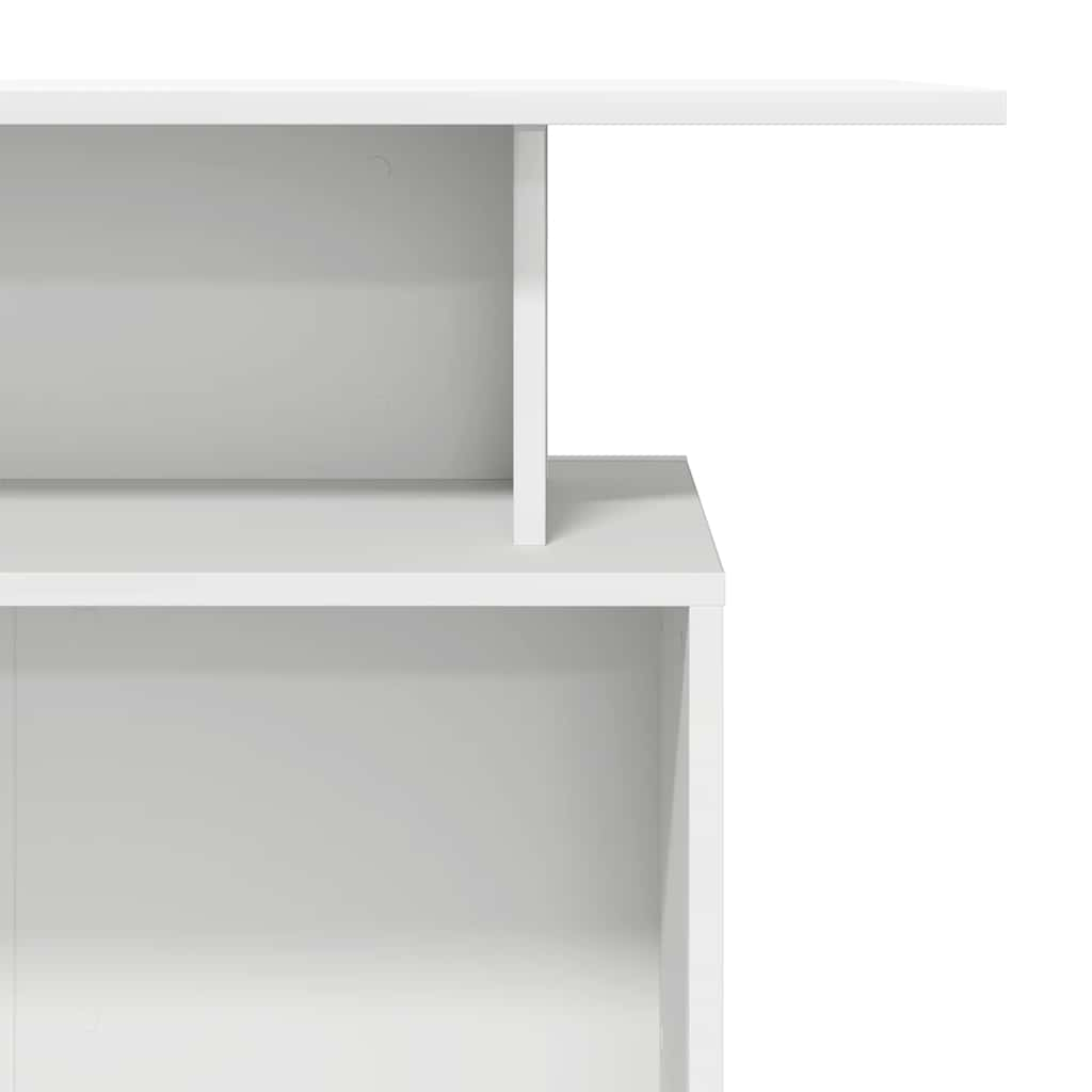 vidaXL Reception Desk White 100x40x104 cm Engineered Wood