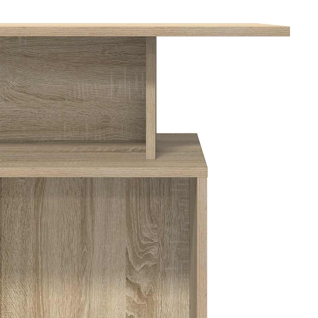 vidaXL Reception Desk Sonoma Oak 100x40x104 cm Engineered Wood