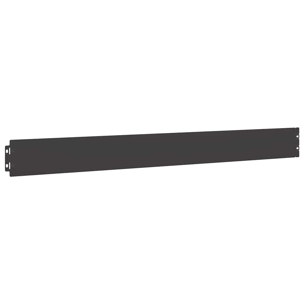 Lawn Edging 10 pcs 10 x 103 cm Steel Black