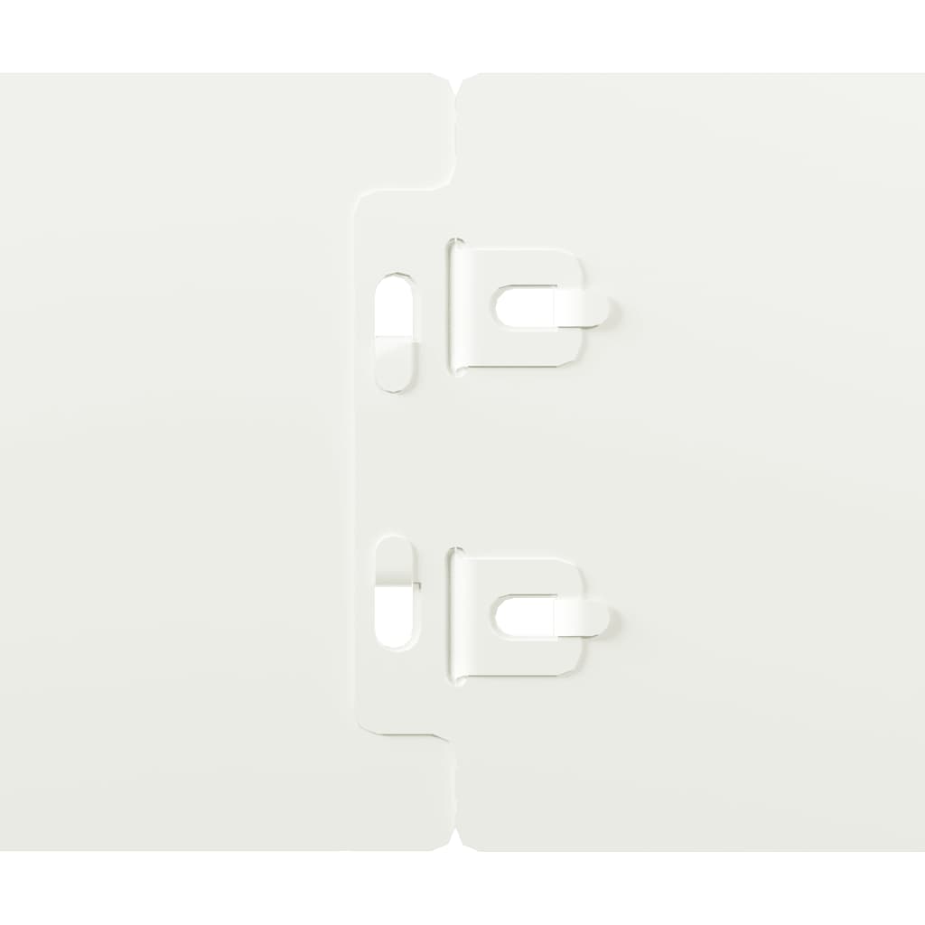 Lawn Edging 10 pcs 10 x 103 cm Steel White