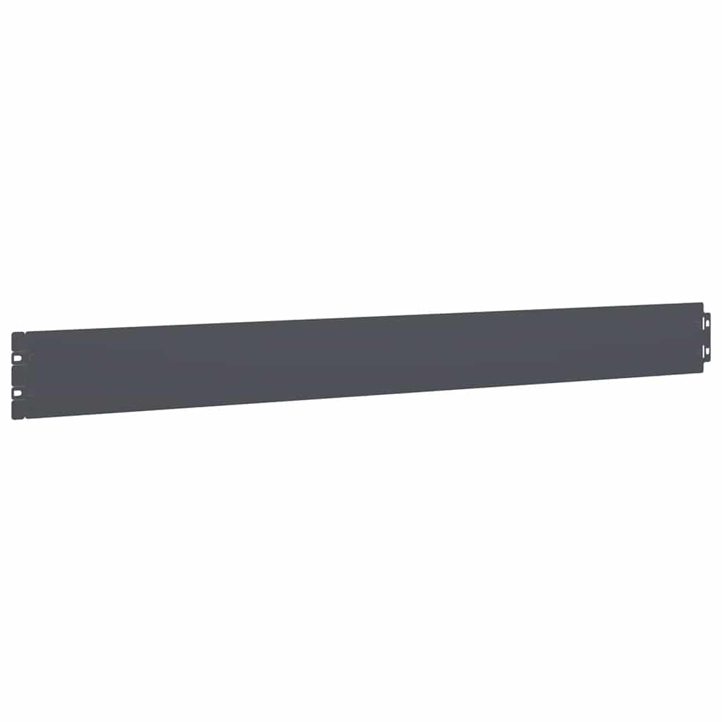Lawn Edging 10 pcs 10 x 103 cm Steel Anthracite