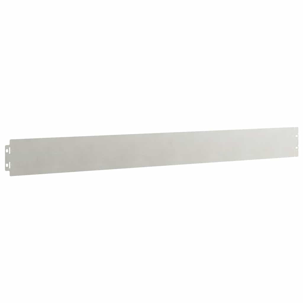 Lawn Edging 10 pcs 10 x 103 cm Stainless Steel Silver