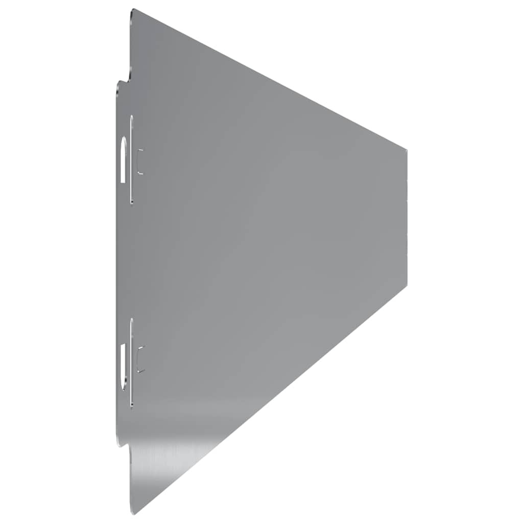 Lawn Edgings 50 pcs 10x103 cm Galvanised Steel