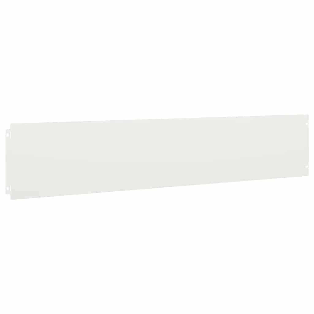 Lawn Edging 10 pcs 20 x 103 cm Steel White