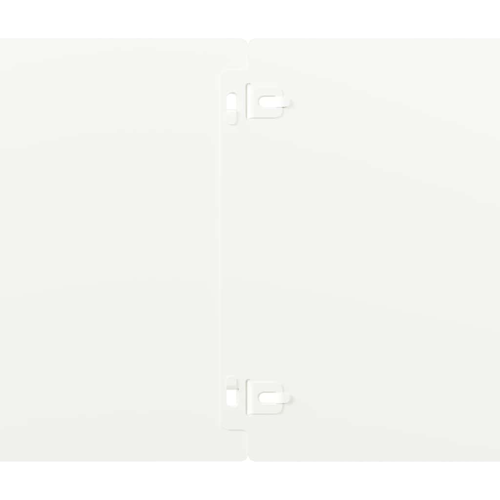 Lawn Edging 10 pcs 20 x 103 cm Steel White