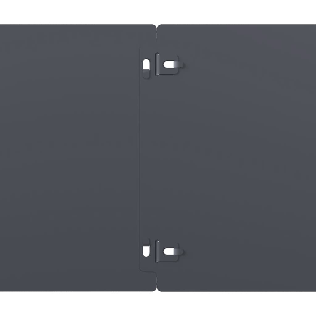 Lawn Edgings 10 pcs Anthracite 20x103 cm Cold-rolled Steel