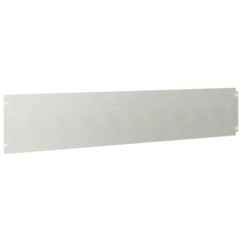 Lawn Edging 10 pcs 20 x 103 cm Stainless Steel Silver