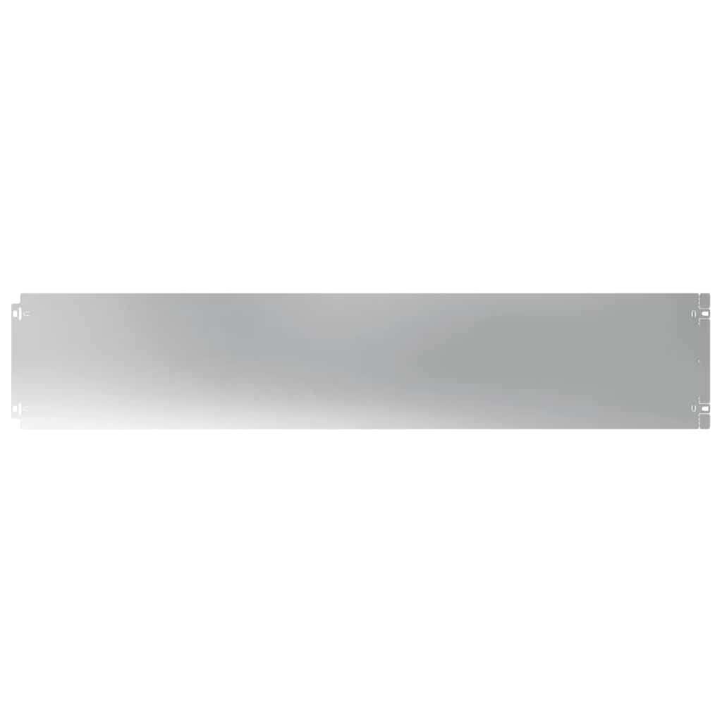 Lawn Edgings 10 pcs 20x103 cm Galvanised Steel