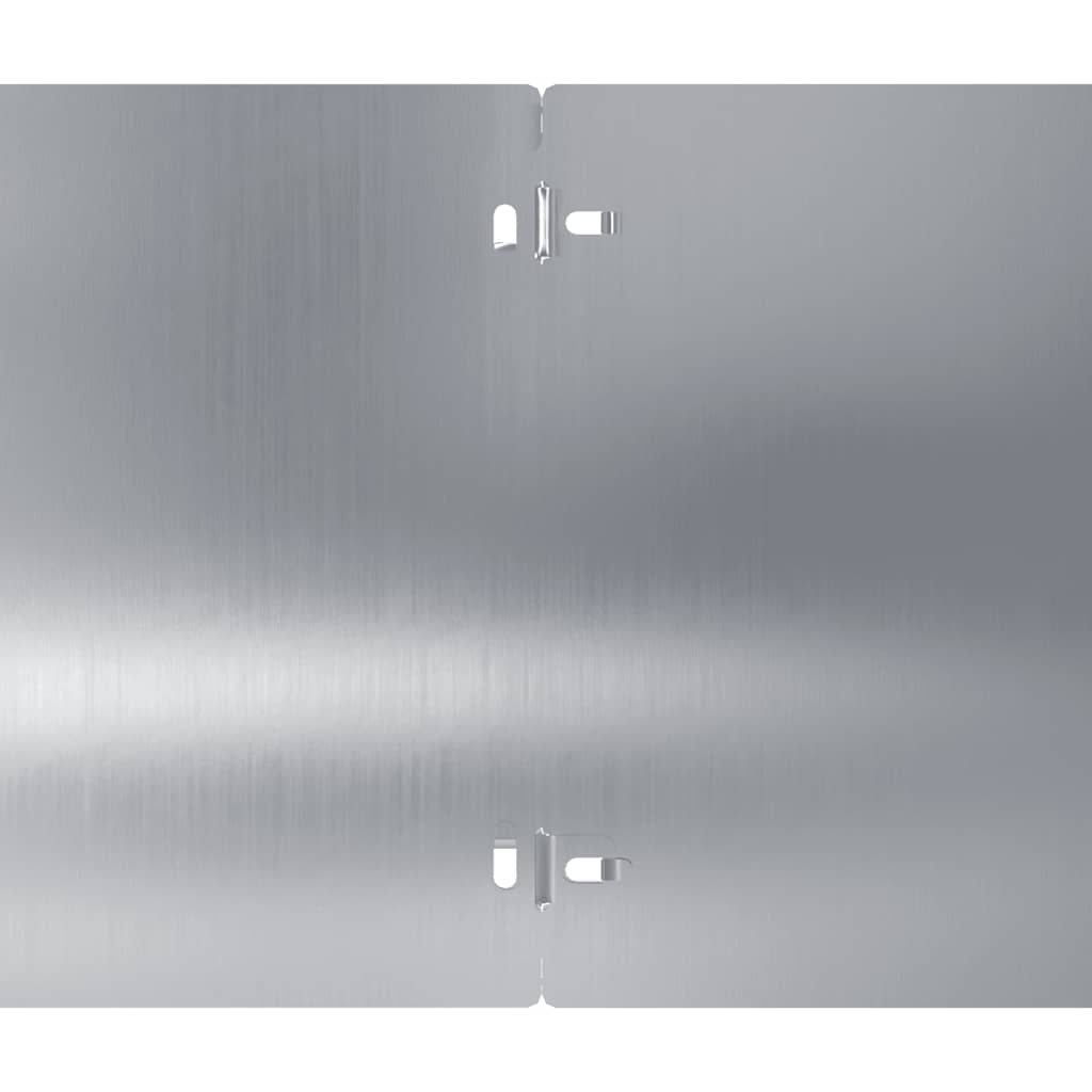 Lawn Edgings 10 pcs 20x103 cm Galvanised Steel