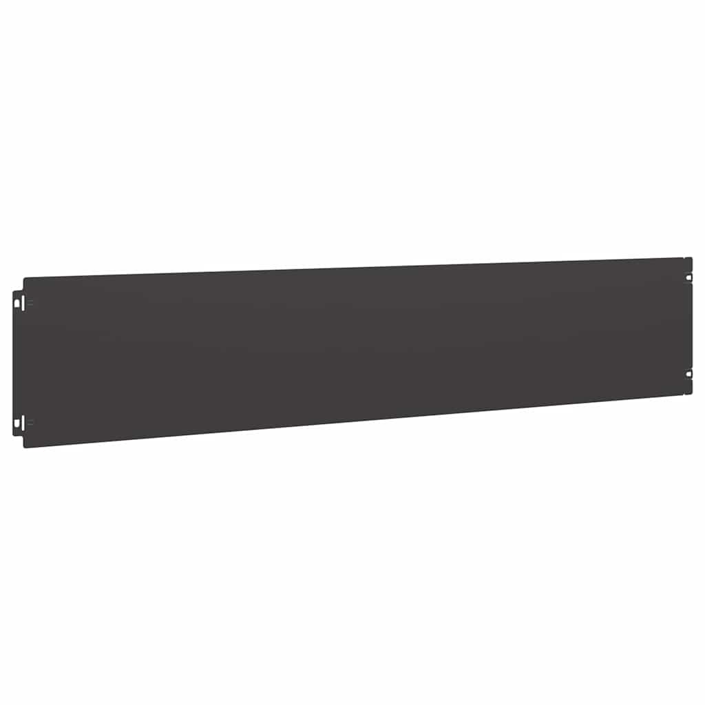 Lawn Edging 30 pcs 20 x 103 cm Steel Black