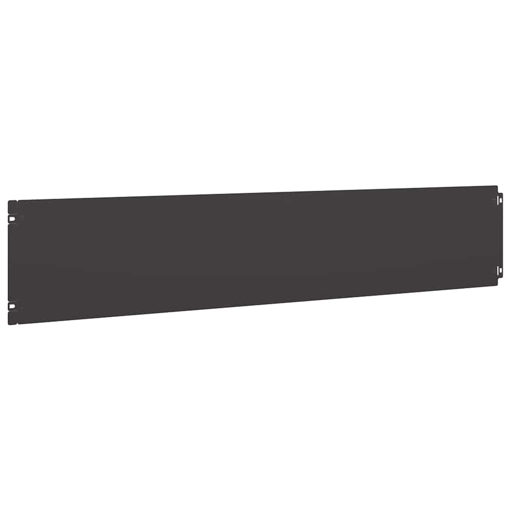 Lawn Edging 30 pcs 20 x 103 cm Steel Black