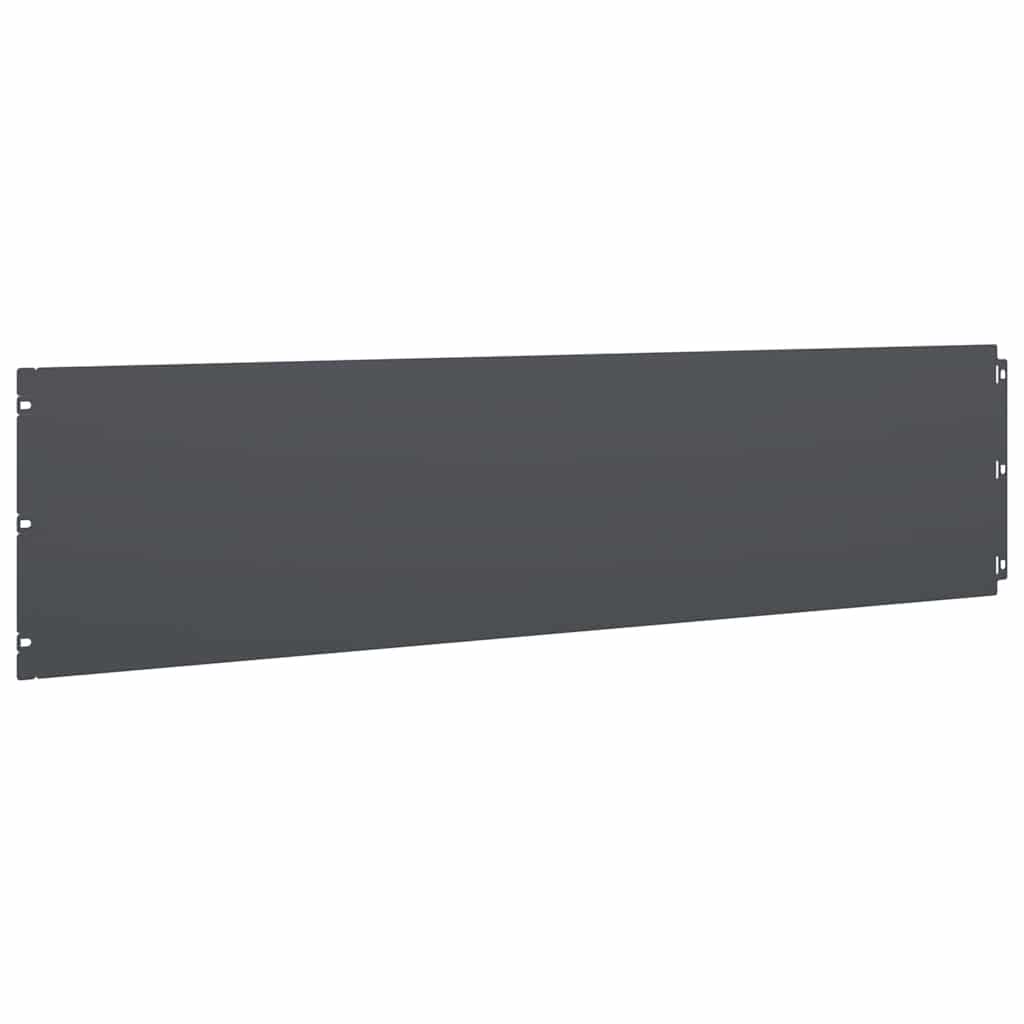 Lawn Edging 10 pcs 25 x 103 cm Steel Anthracite