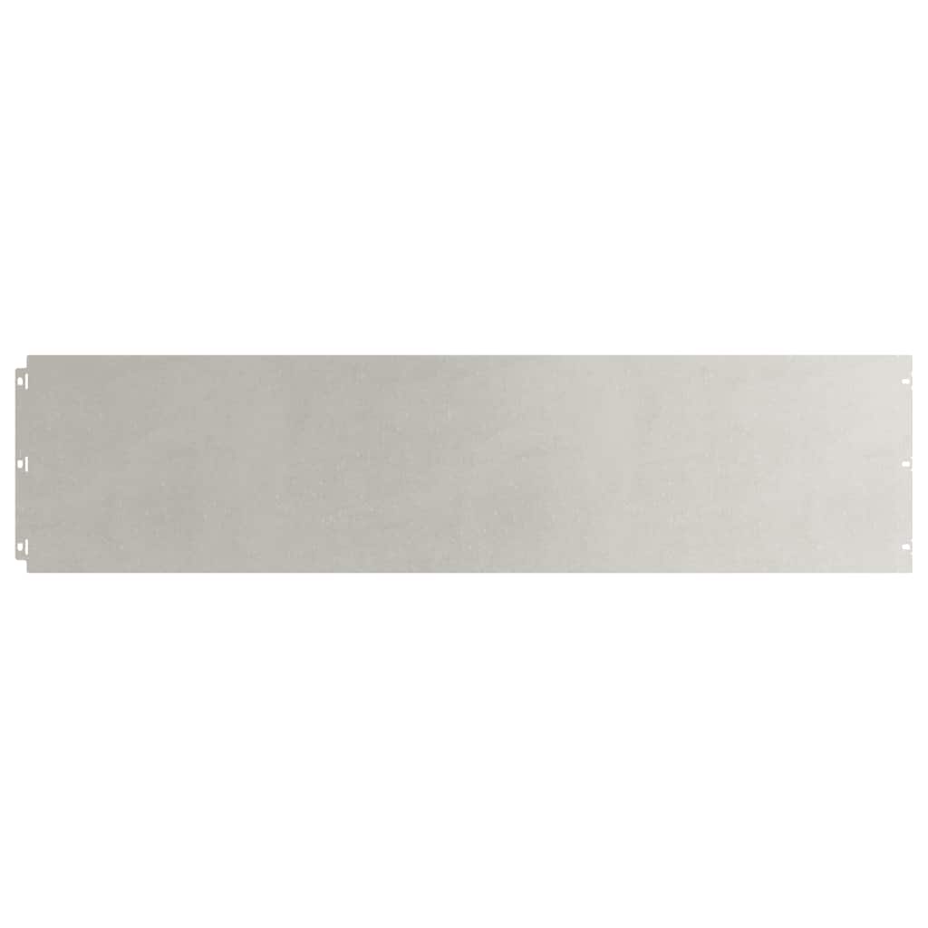 Lawn Edgings 10 pcs 25x103 cm Stainless Steel