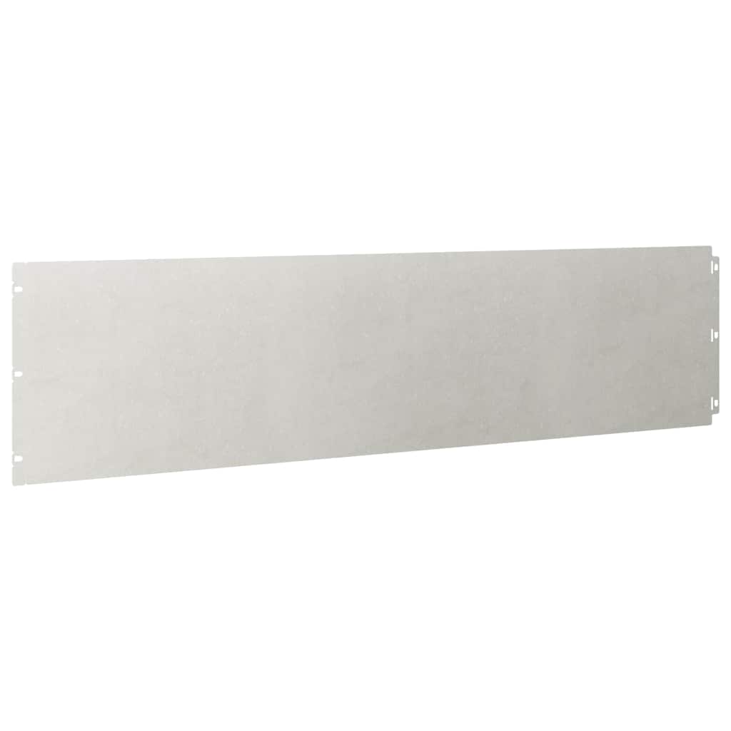 Lawn Edging 10 pcs 25 x 103 cm Stainless Steel Silver