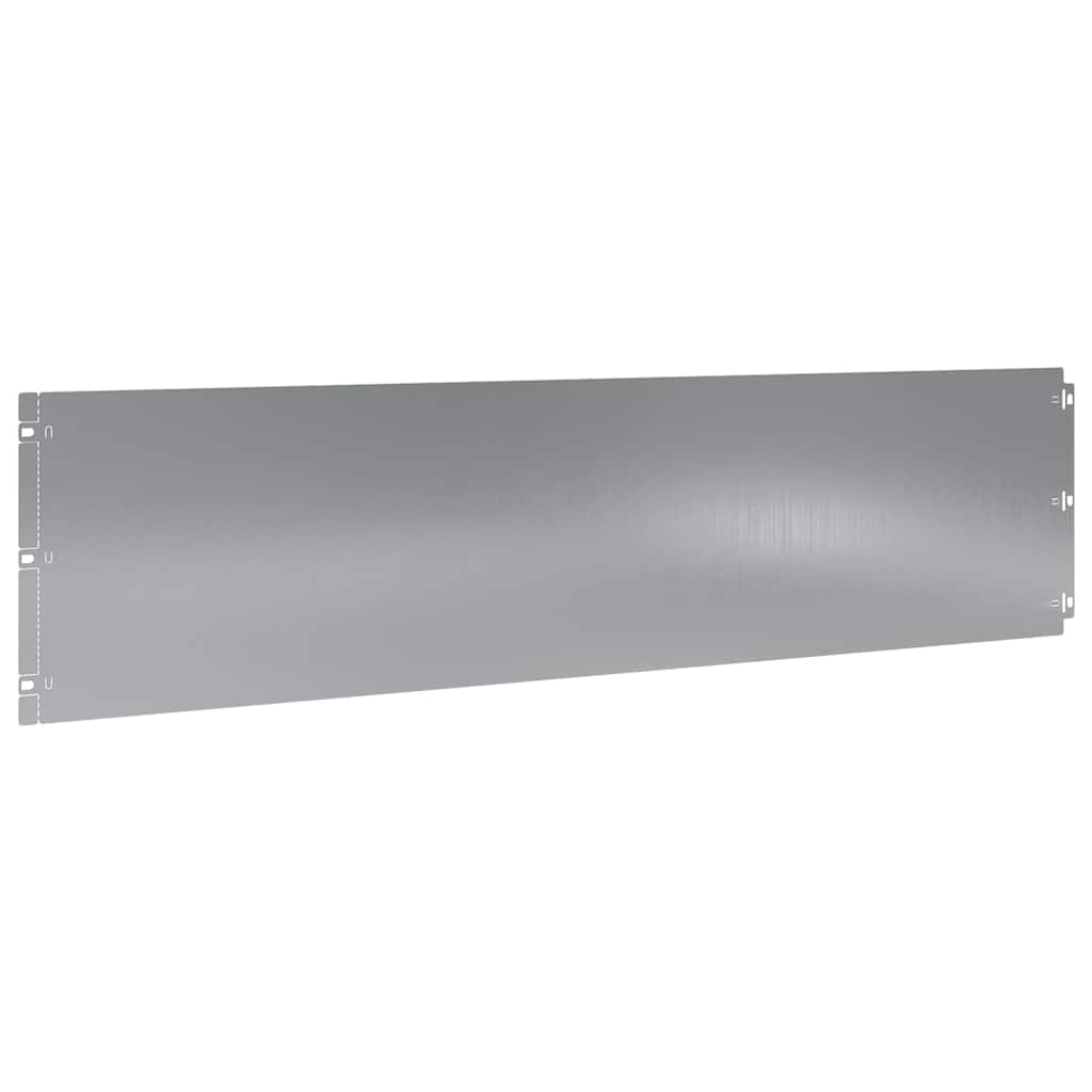 Lawn Edgings 10 pcs 25x103 cm Galvanised Steel