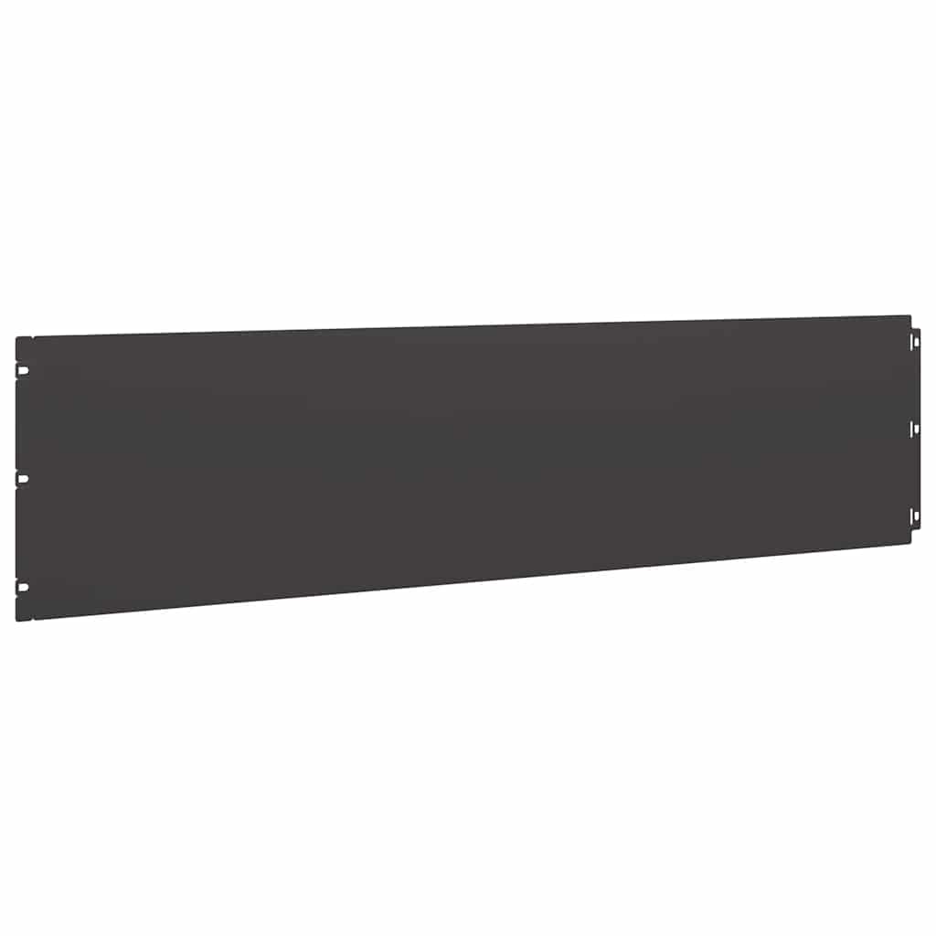 Lawn Edging 20 pcs 25 x 103 cm Steel Black