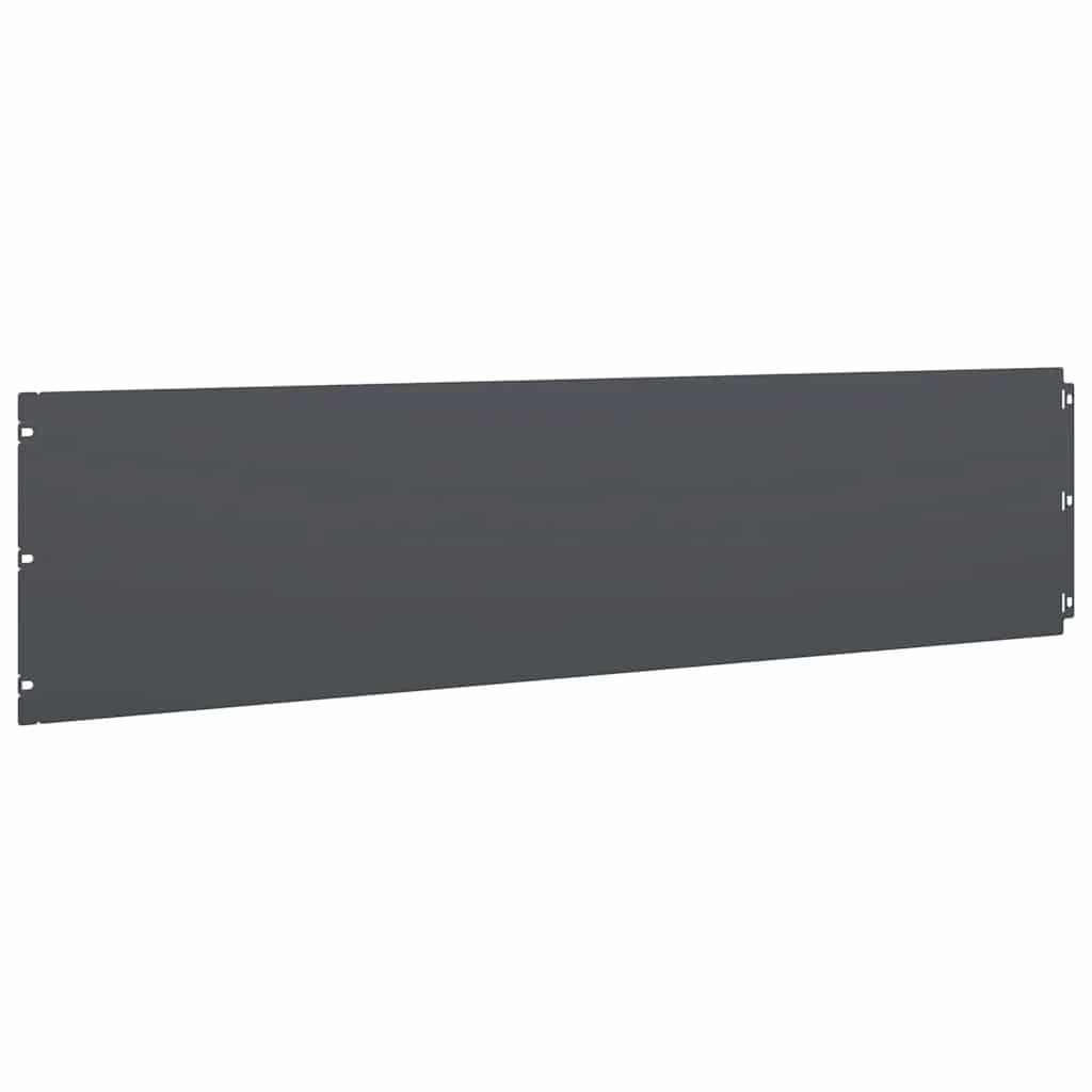Lawn Edging 20 pcs 25 x 103 cm Steel Anthracite