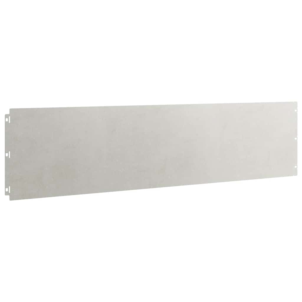 Lawn Edging 20 pcs 25 x 103 cm Stainless Steel Silver
