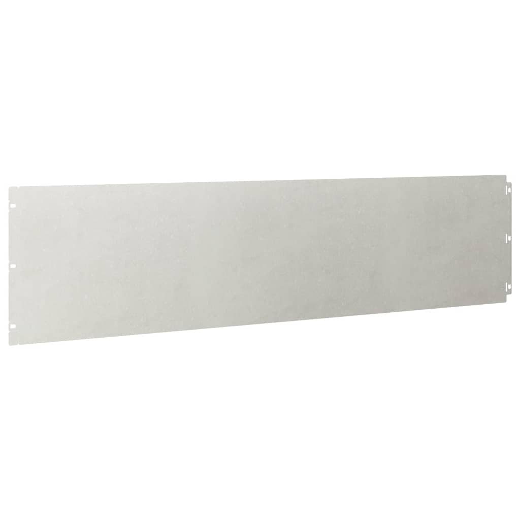 Lawn Edging 20 pcs 25 x 103 cm Stainless Steel Silver