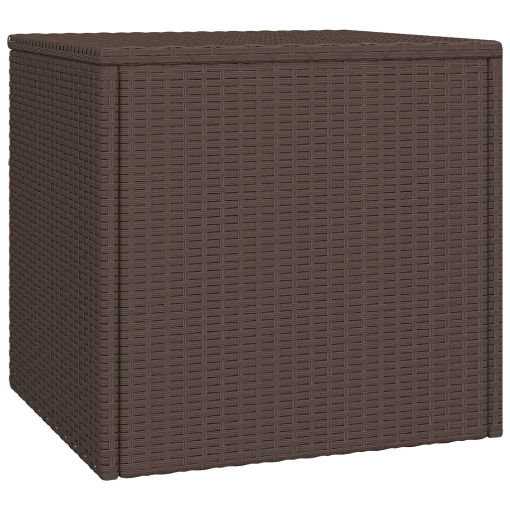 vidaXL Garden Side Tables 3 pcs Brown Poly Rattan