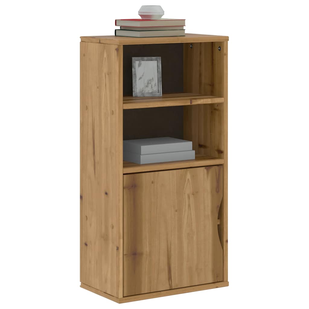 vidaXL Side Cabinet ODDA 40x24x79 cm Solid Wood Pine