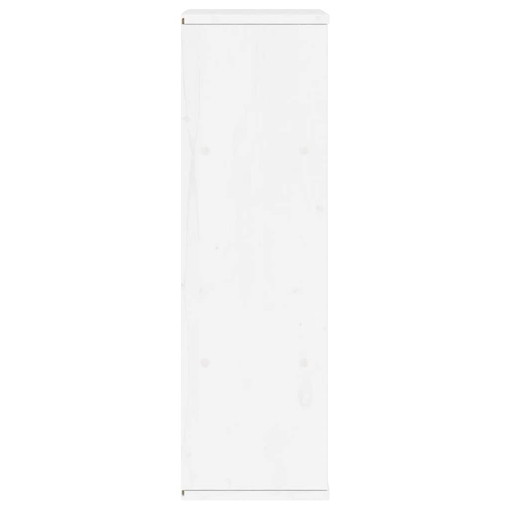 vidaXL Side Cabinet ODDA White 40x24x79 cm Solid Wood Pine