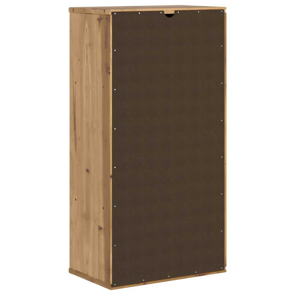 vidaXL Side Cabinet ODDA 40x24x79 cm Solid Wood Pine