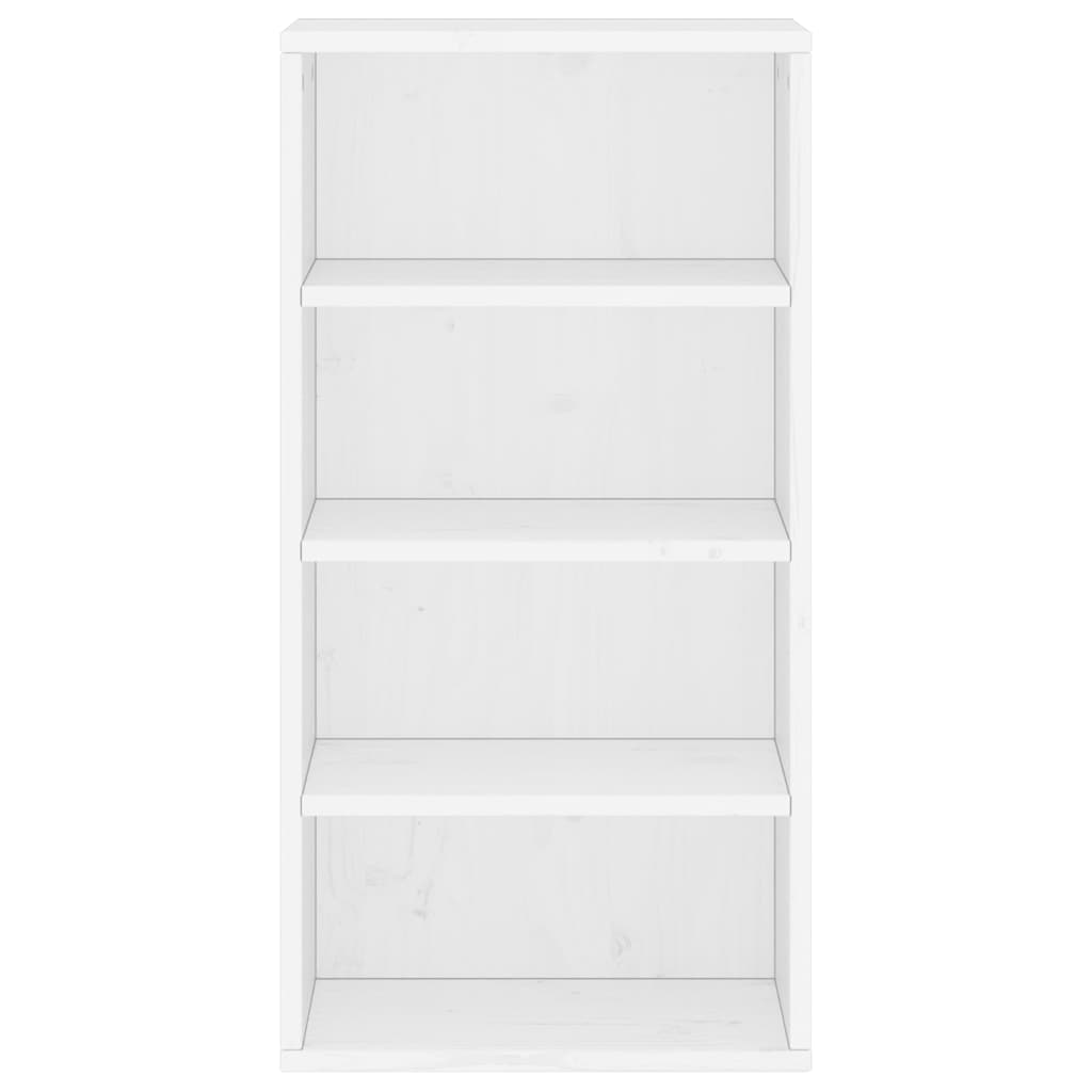 vidaXL Side Cabinet ODDA White 40x24x79 cm Solid Wood Pine