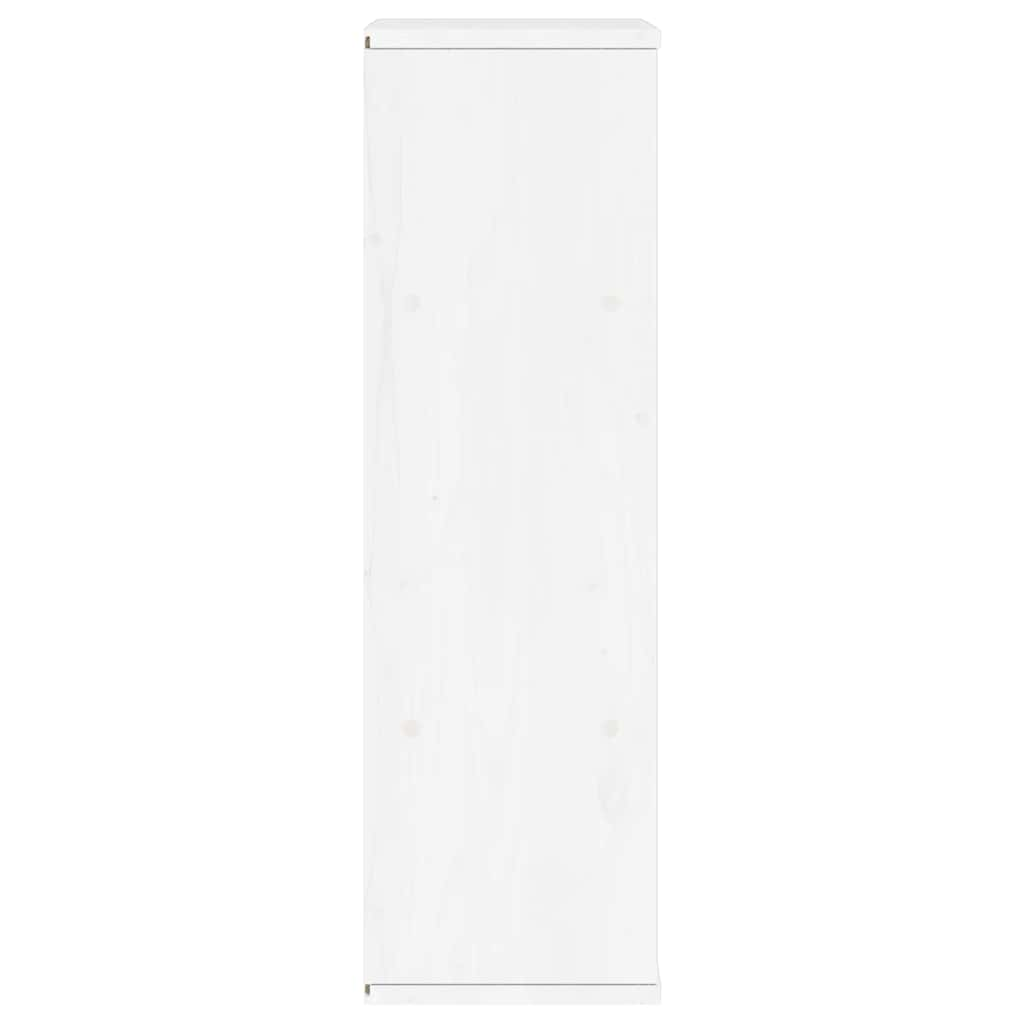 vidaXL Side Cabinet ODDA White 40x24x79 cm Solid Wood Pine