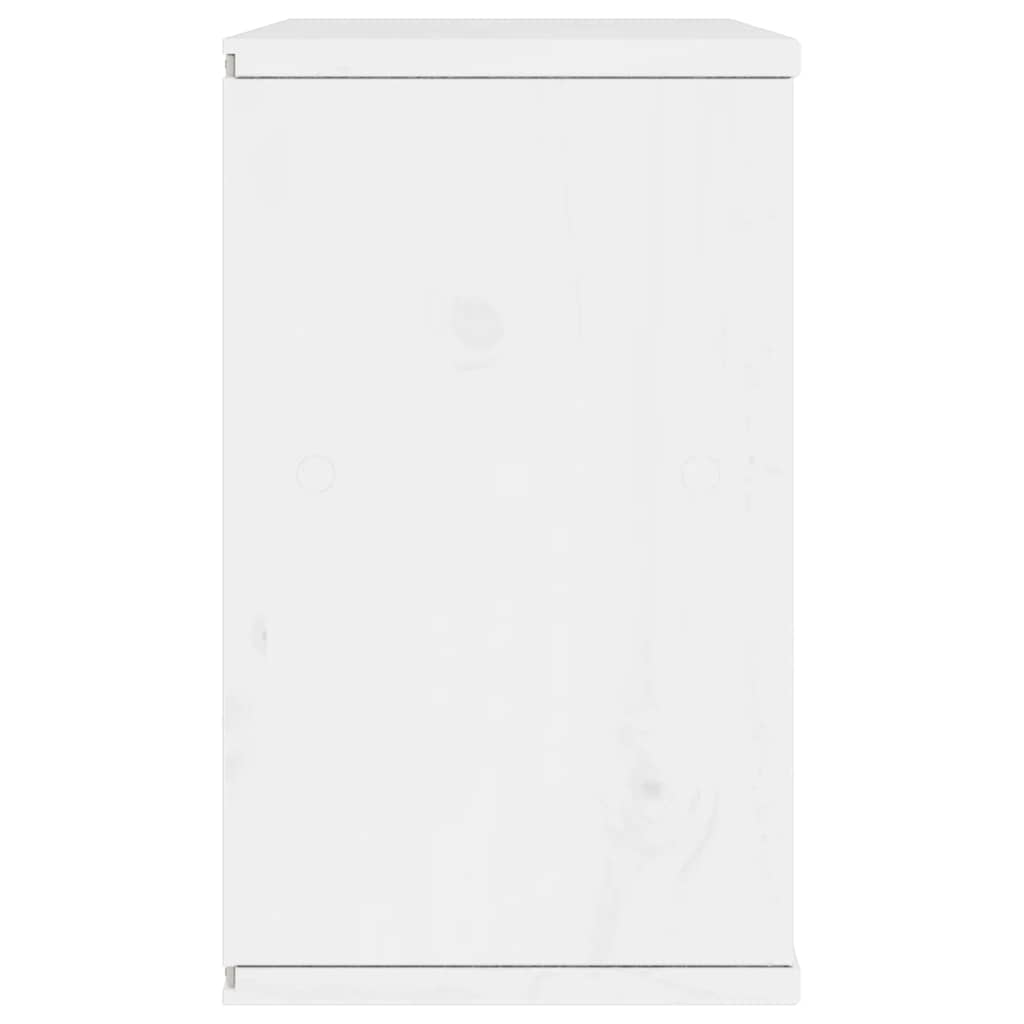 TV Cabinet “ODDA” White 79x24x40 cm Solid Wood Pine