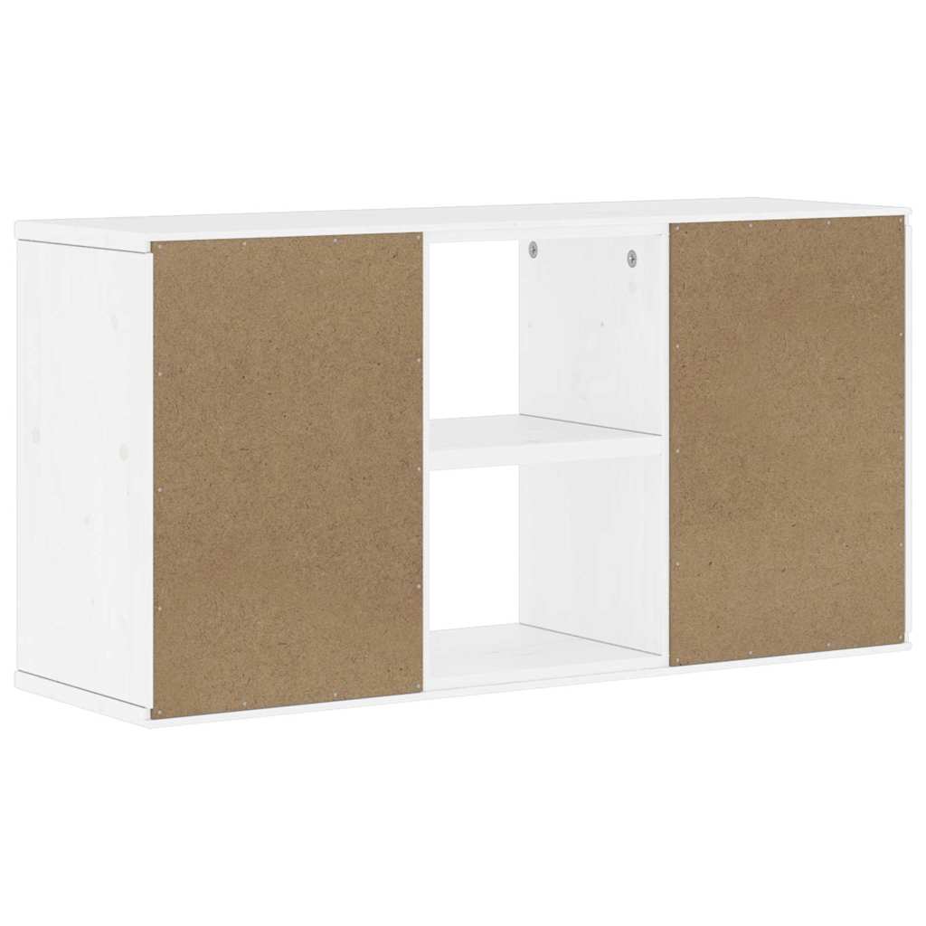 TV Cabinet “ODDA” White 79x24x40 cm Solid Wood Pine