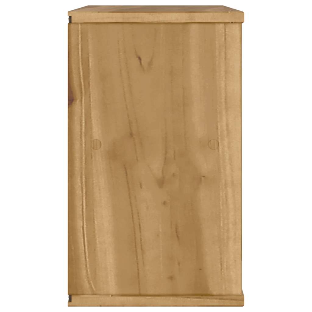 TV Cabinet with Drawer “ODDA” 79x24x40 cm Solid Wood Pine